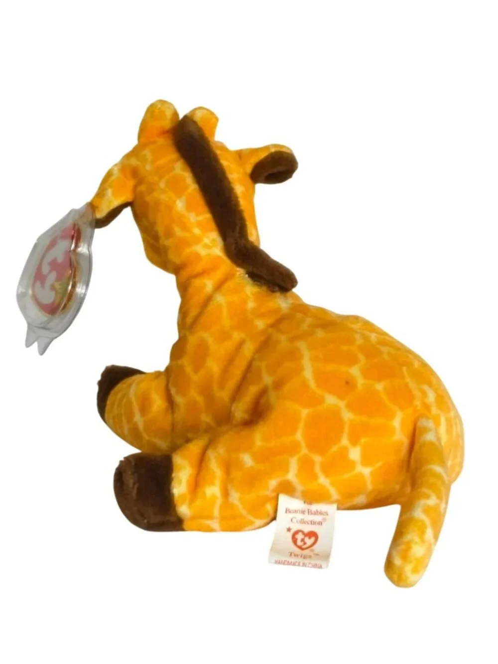 Ty Beanie Babies Twigs The Giraffe Plush 1995 MWMT Collectible Retired DOB 5-19